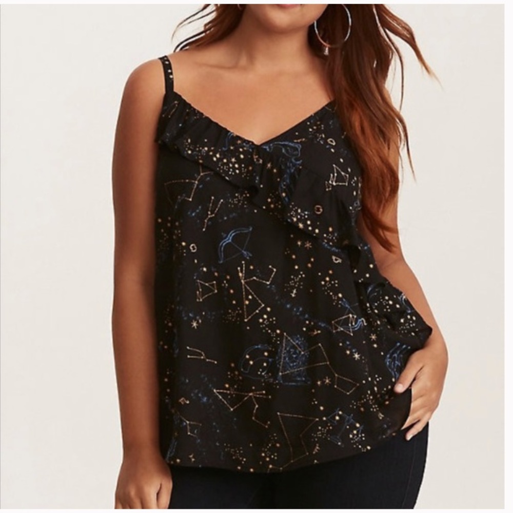 Torrid l Cosmo Zodiac Sign Sheer Tank